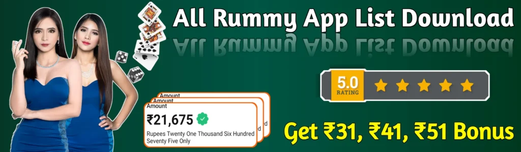 All Rummy App List Banner